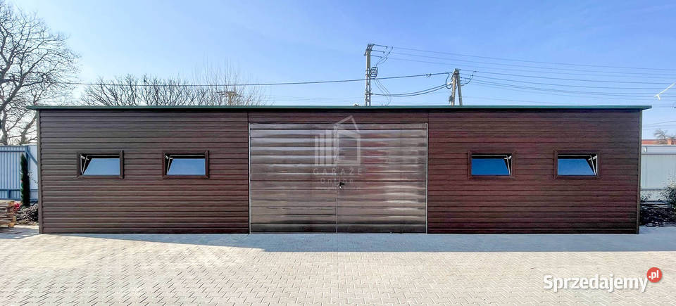 Garaz blaszany 135x45m Brama dwuskrzydłowa 4x 61m2 pomorskie Gdańsk sprzedam