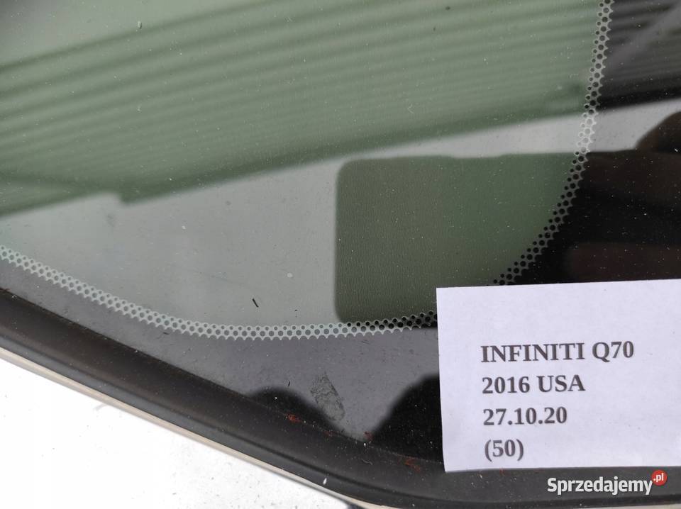 SZYBA KAROSERYJNA PRAWA LEWA INFINITI Q70 M35 Nowy Tomyśl