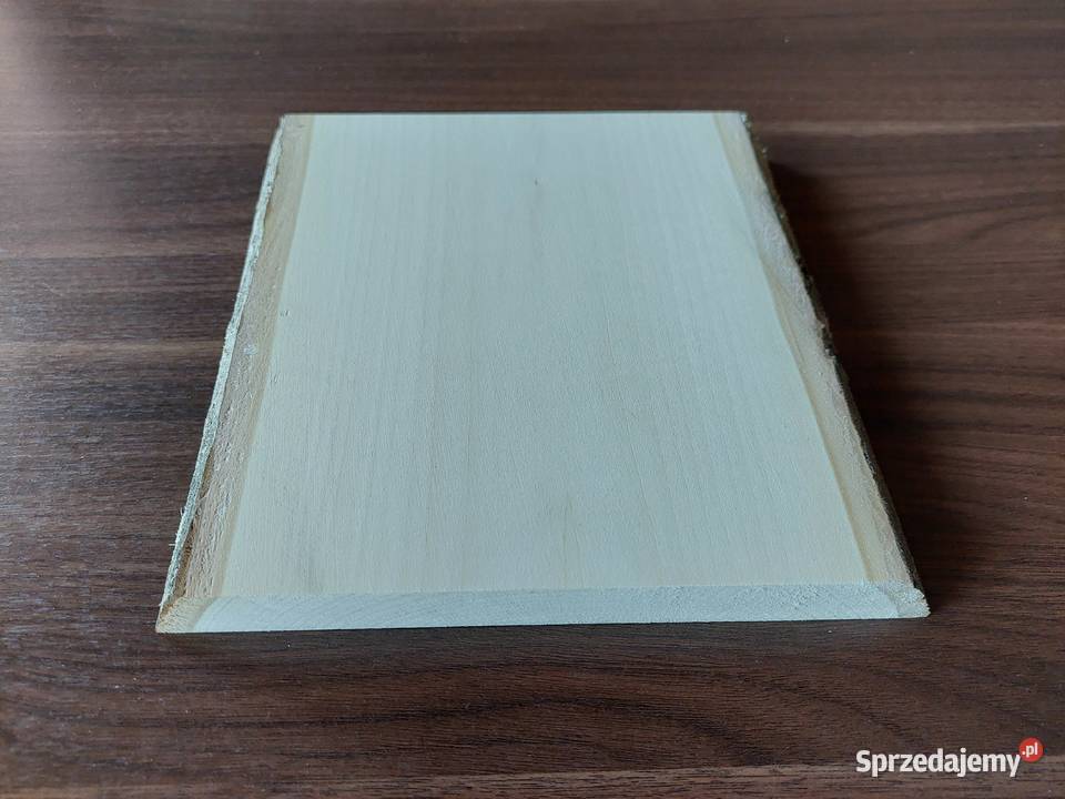 Deska lipowa z korą 20x125x25 rzeźba ikony Łódź