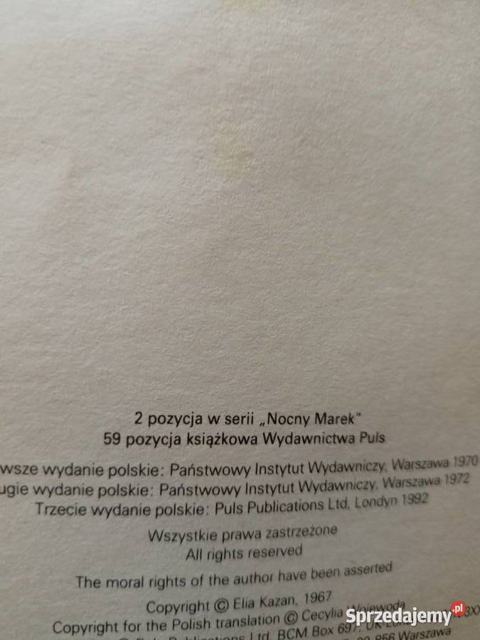 Układ Kazan książki Warszawa księgarnia Praga literatura piękna - proza polska mazowieckie