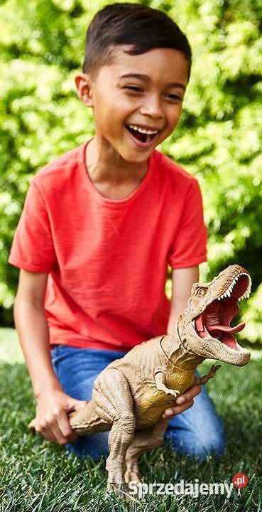 Tyranozaur TRex Park Jurajski Dźwięk Ruch Mattel Mogilany sprzedam