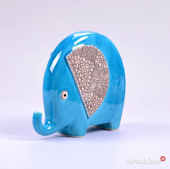 Słoń ceramiczny figurka słonia rzeźba słonia mazowieckie Radom
