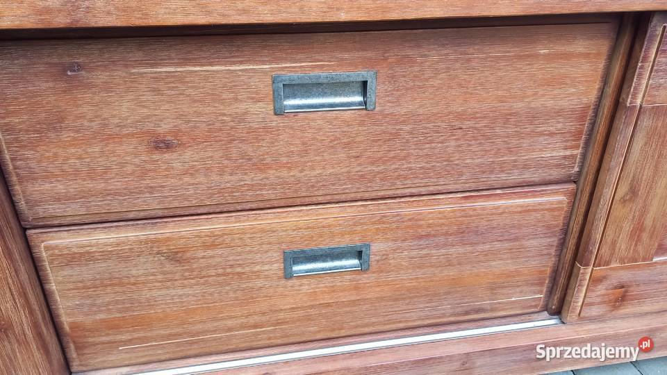 Szafka RTV Komoda akacja drewniana Szafka pod 57cm Gawroniec