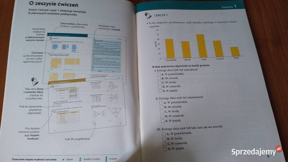 Matematyka 2001 2 Zeszyt ćwiczeń gimnazjum cz 1