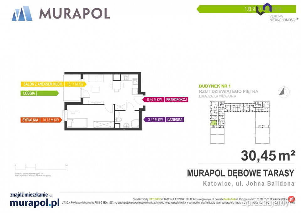sprzedaży mieszkania 3045m2 2 pokoje Katowice sprzedam