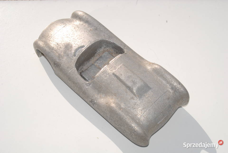 Stary odlew aluminiowy samochodu model ręcznie Cieszyn
