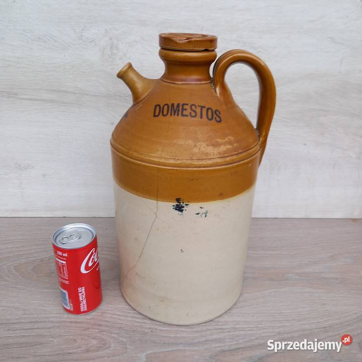 Duża stara kamionka Domestos początek XX wieku Warszawa