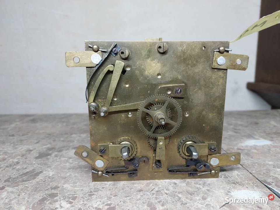 M169 Mechanizm starego zegara ściennego Carl Tczew
