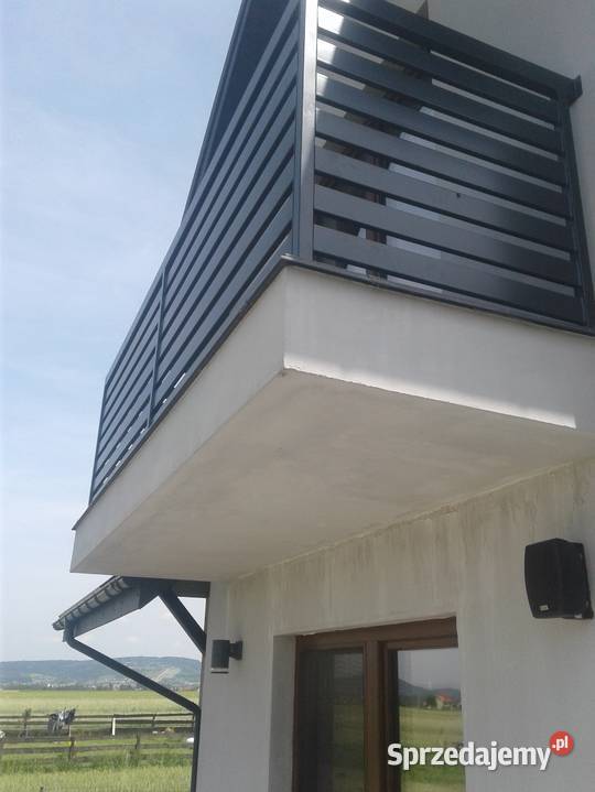 Balustrada balkonowa stalowa metalowa barierka Balustrady i barierki