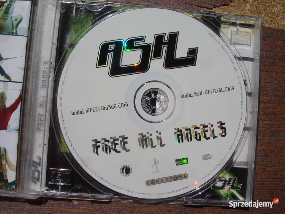 rock cd ASHFREE ALL ANGELS 2001 Wołów