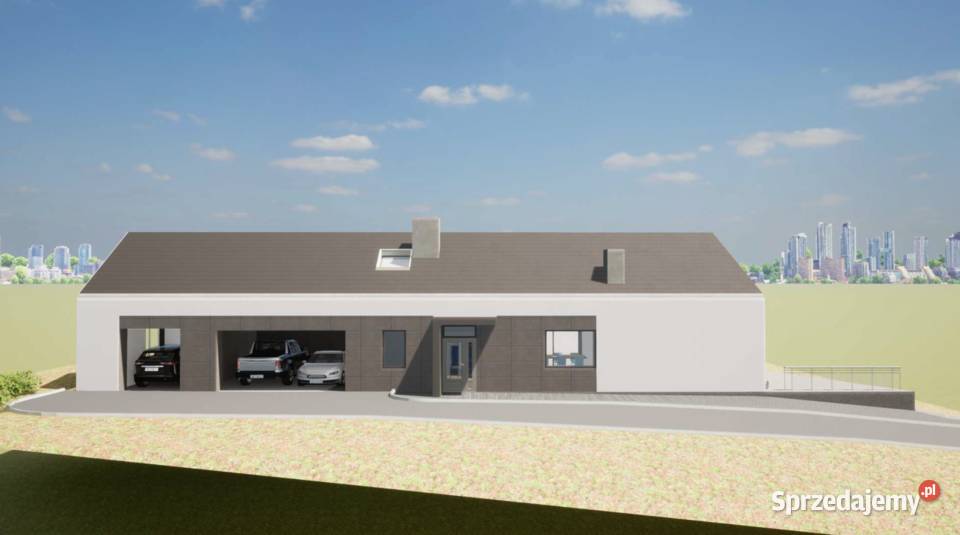 Gotowy projekt indywidualny domu parterowego Kraków sprzedam
