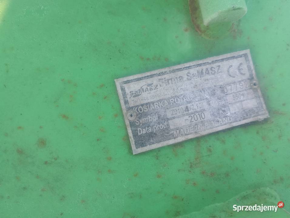 Sprzedam kosiarkę rotacyjna samasz 2 1 m