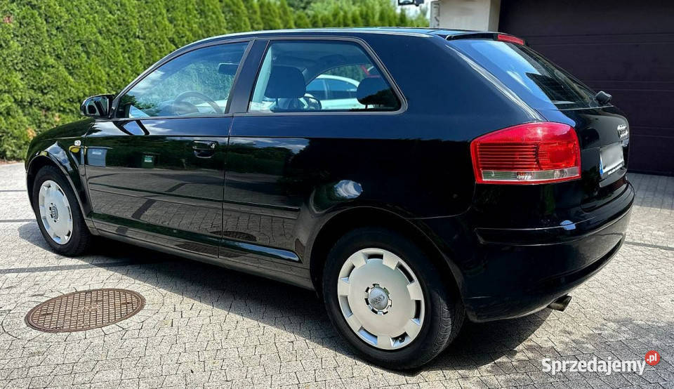 Audi A3 3drzwiowe Audi A3 8P 16 MPI 101 Czarna manualna Wrocław