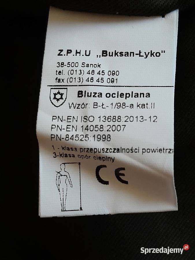 Kurtka ocieplana zielona z odblaskami rozmiar Polkowice