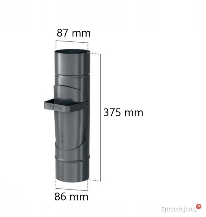 Bryza STAL Czyszczak 90 mm antracyt ral 7016 Białystok