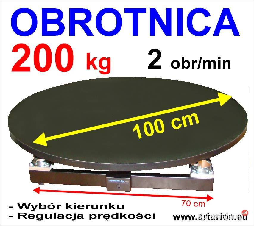 Podest ObrotowyEkspozytor Napęd Reklam Obrotnica Warszawa