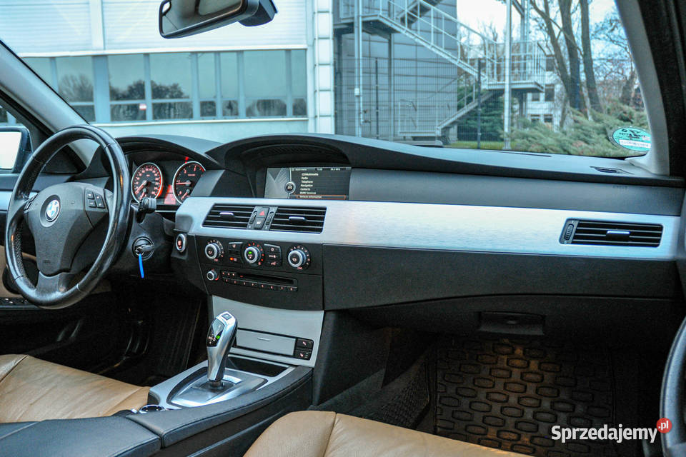 BMW Seria 5 Automat Lift 2009 r Skóry Wrocław