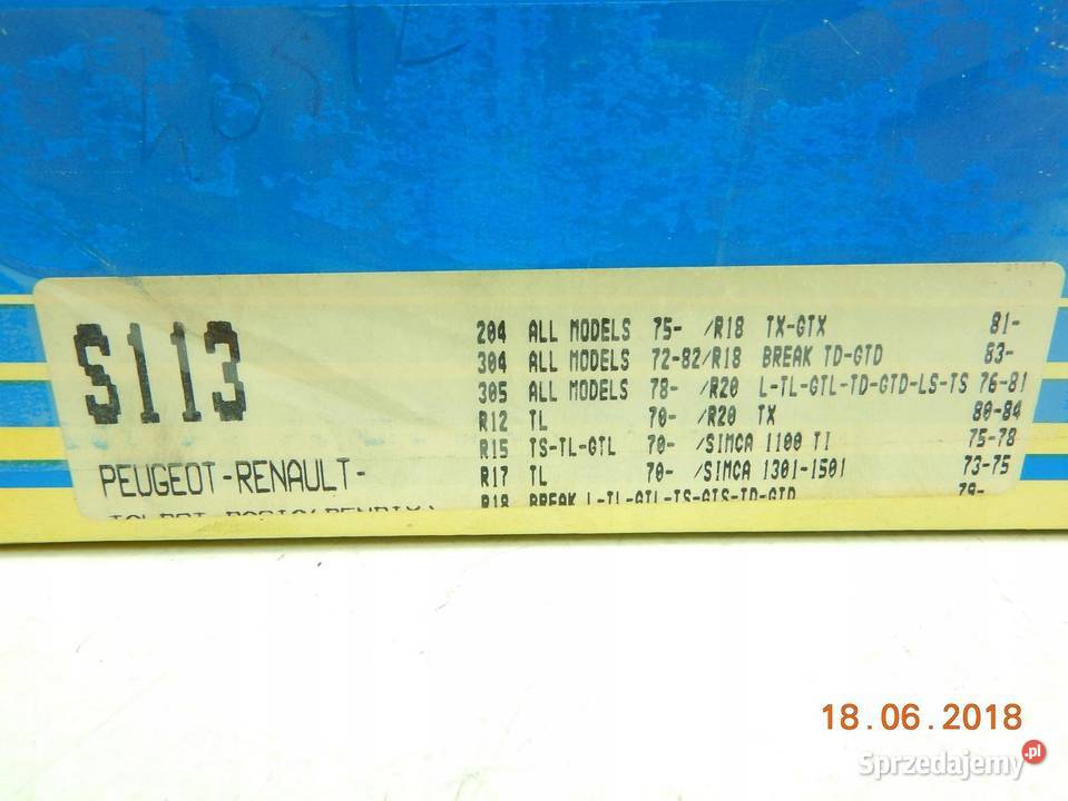 SZCZĘKI HAMULCOWE PEUGEOT RENAULT 204 304 305 Układ hamulcowy lubelskie