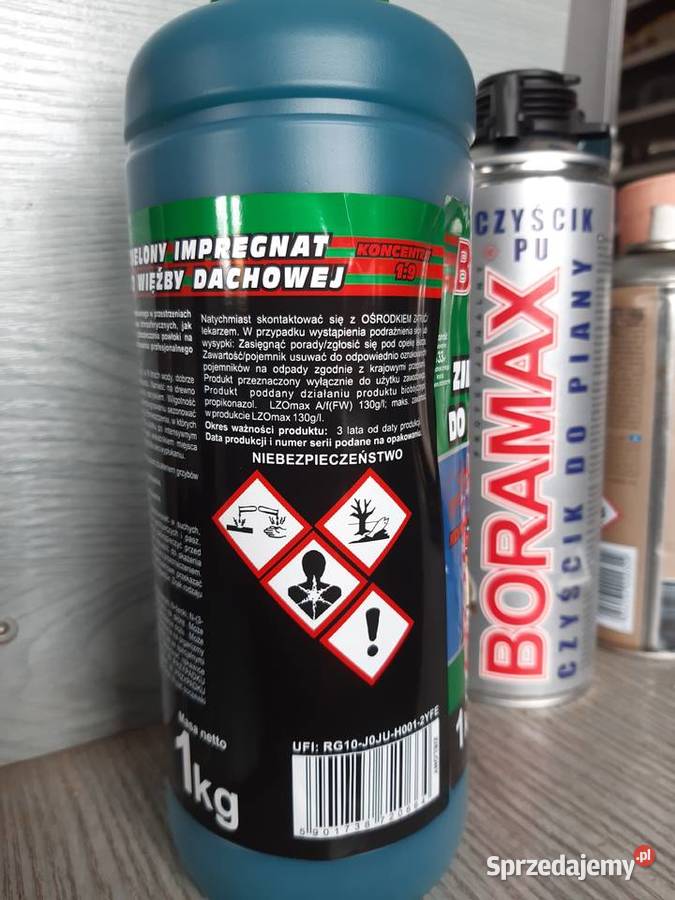 Impregnat do więźby dachowej 1l koncentrat Łęczna sprzedam