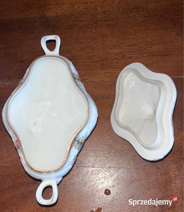 Puzderko na 3 nóżkach Śliczne Finezyjne uchwyty pomorskie Gdańsk