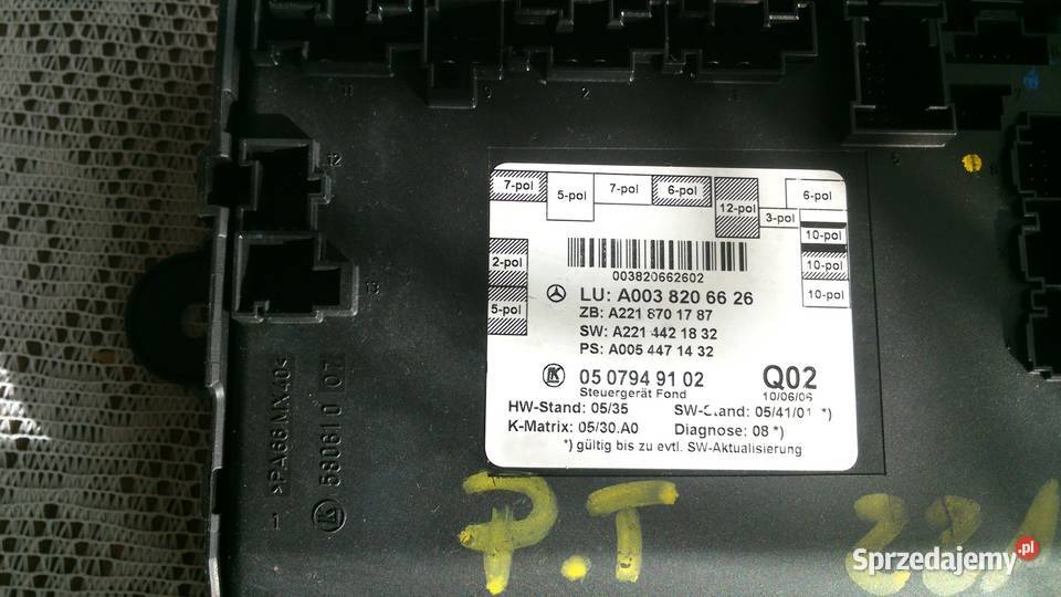 Moduły drzwi Mercedes W 221 A 0008700192 Tarnów