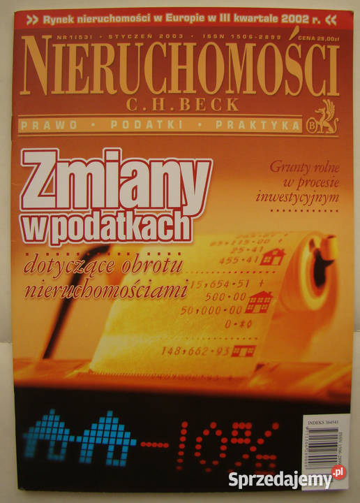 NIERUCHOMOŚCI Prawo Podatki Praktyka 7 11 1999 Limanowa
