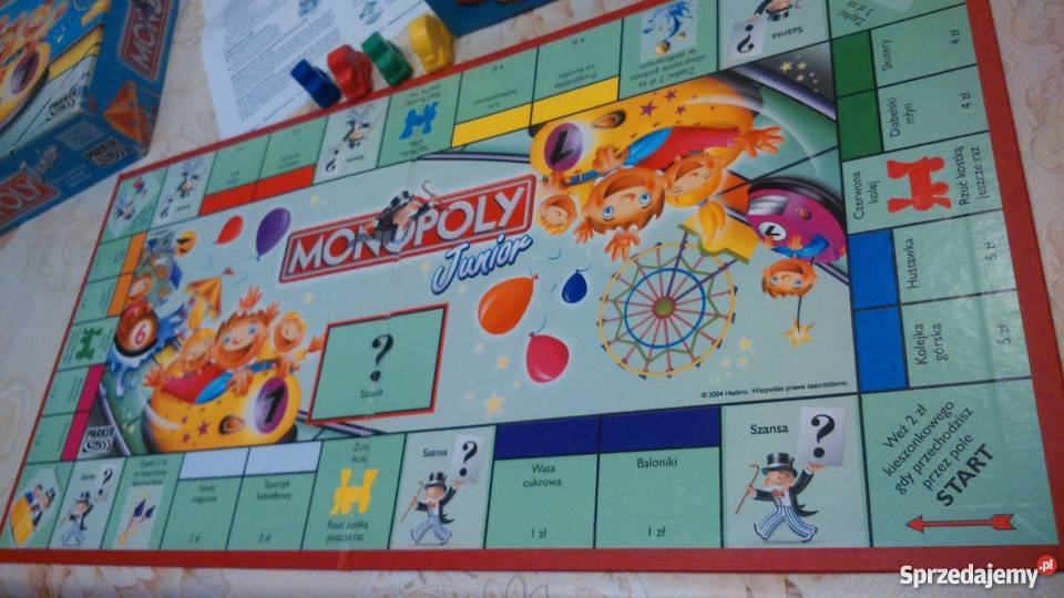 Gra Monopoly Junior w stanie