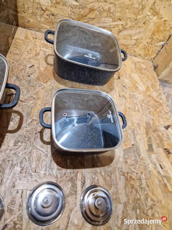 Zestaw garnków KLONBERG ceramiczne 6 el AGD Głogowa sprzedam