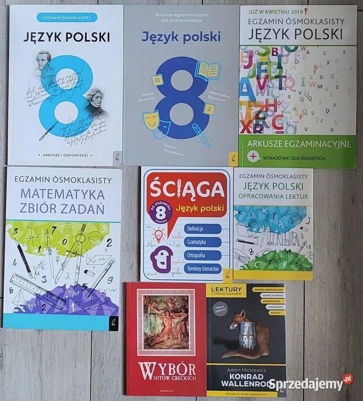 Egzamin ósmoklasisty Język polski Matematyka język polski Ząbki