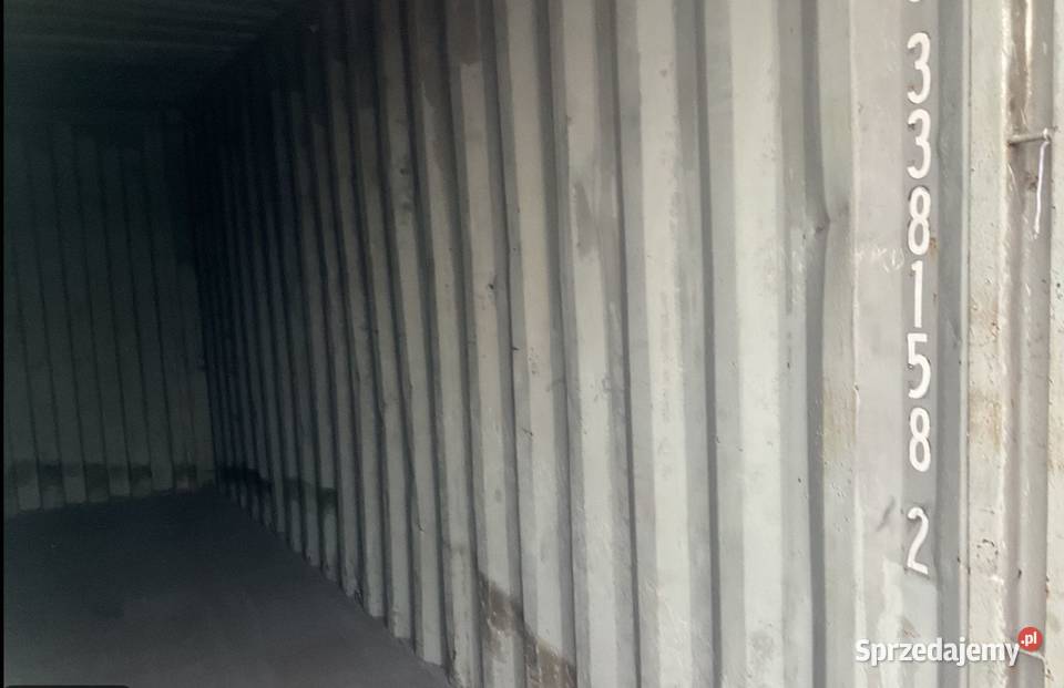 Kontener morski 6 m 20 DV Kontenery magazynowe Magazynowanie Biznes i Przemysł Kraków sprzedam