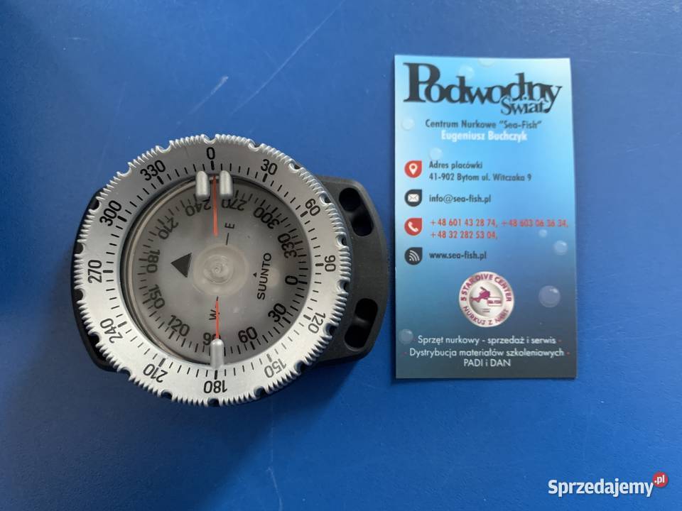 Kompas nurkowy SK8 Suunto mocowanie bungee gumki śląskie Bytom sprzedam