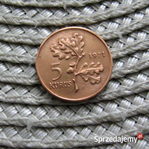 Turcja 5 Kuruszy 1971r Kalisz sprzedam
