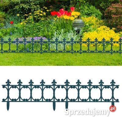 vidaXL Obrzeża trawnikowe 16 zielone 10 m Warszawa sprzedam