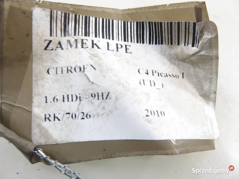 ZAMEK LEWY PRZEDNI CITROEN C4 Picasso I 24090816 małopolskie