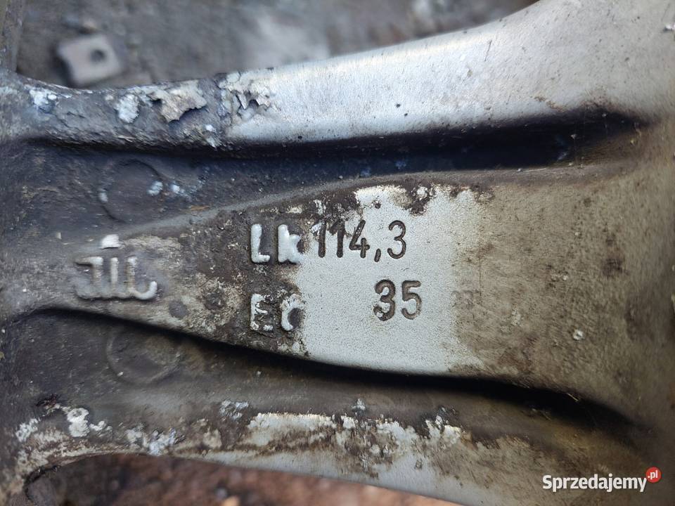 Alufelgi 15 5x1143 Mazda itp Komplet małopolskie Sucha Beskidzka sprzedam
