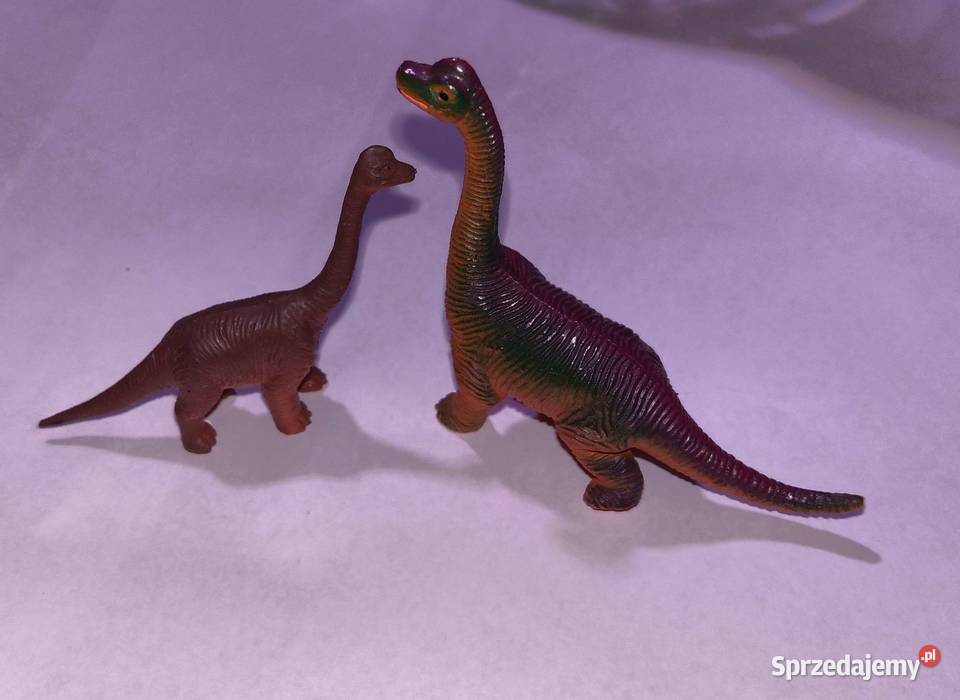 Zestaw 5 figurki dinozaury dinozaur nowe 1993 fioletowy Warszawa