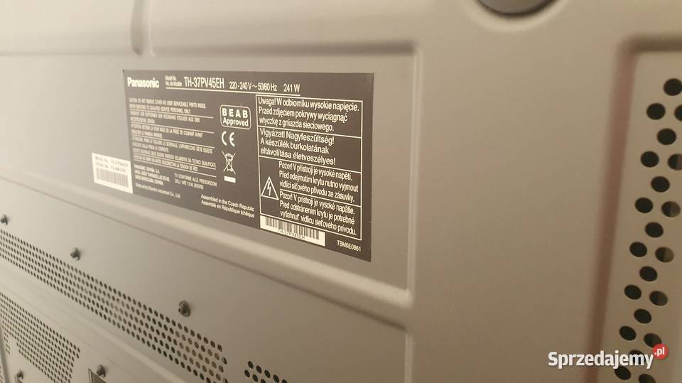 Telewizor plazmowy Panasonic Viera TH37PV60E dolnośląskie Jelenia Góra