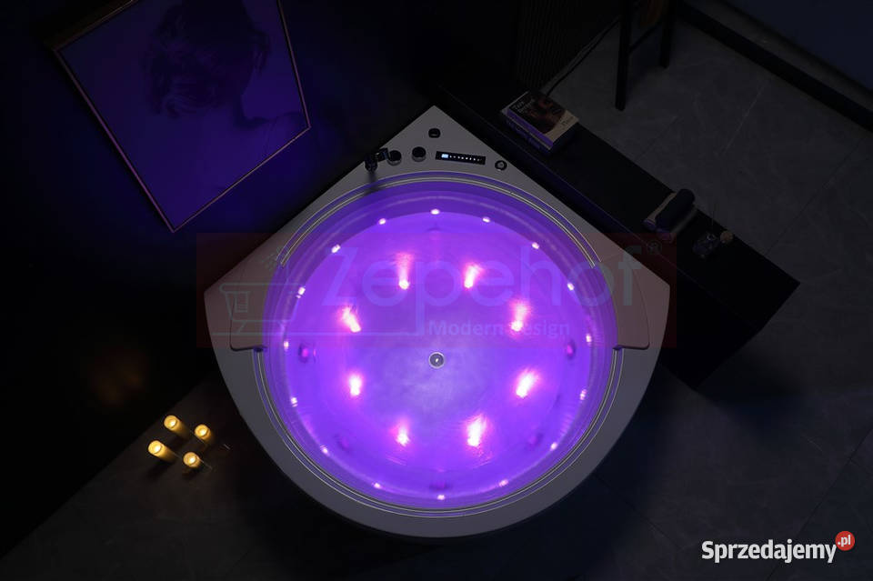 Wanna z hydromasażem EB8005 narożna 150cmx150 podlaskie