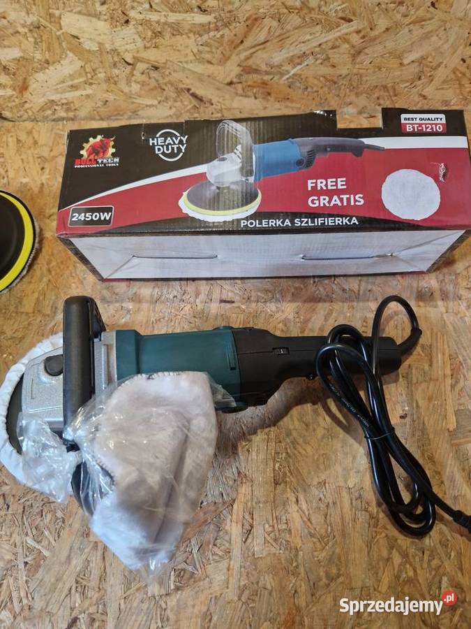 POLERKA SAMOCHODOWA Z REGULACJĄ 2450W 2x FUTERKO