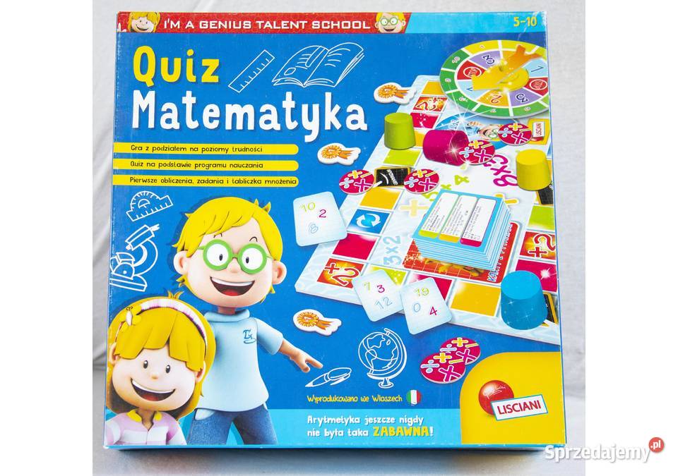 Gra planszowa Im a Genius Quiz Matematyka Gdańsk