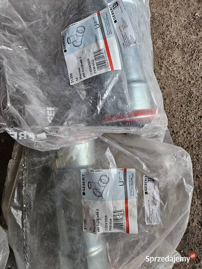 Kształtki geberit Rury i kształtki Ujście sprzedam