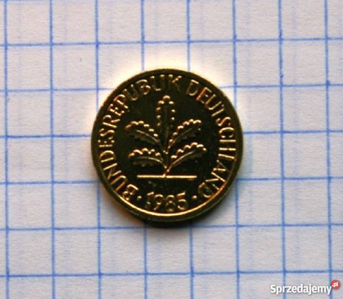 1 PFENNIG 1 FENIG 1985 G NIEMCY Piszczac