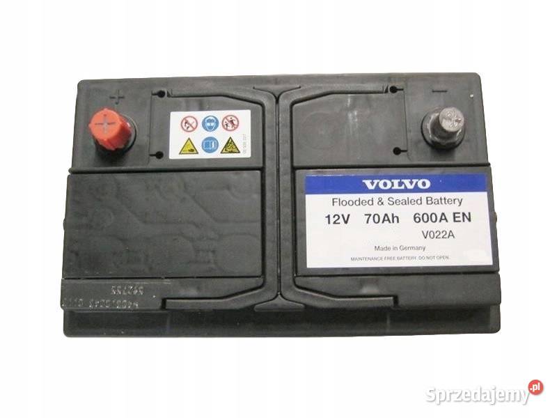 VOLVO S80 V70 XC70 akumulator oryginał 600A 70Ah Bielany Wrocławskie sprzedam