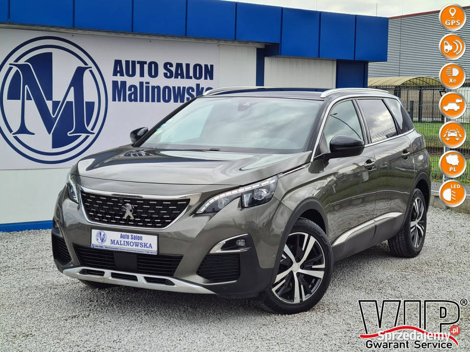 Peugeot 5008 GTLine 7Osób Navi Kamera 2xPDC Full czujnik zmierzchu Wągrowiec