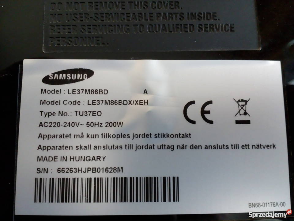 Samsung LE 37M86BDX Warszawa