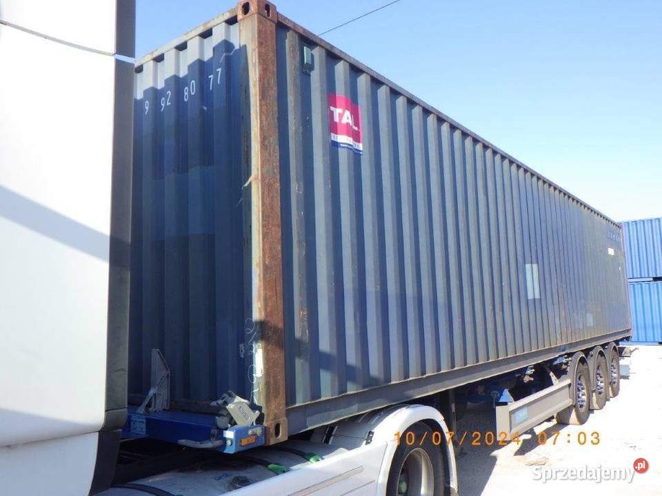 Kontenery morskie magazynowe budowlane 40DVDC podlaskie sprzedam