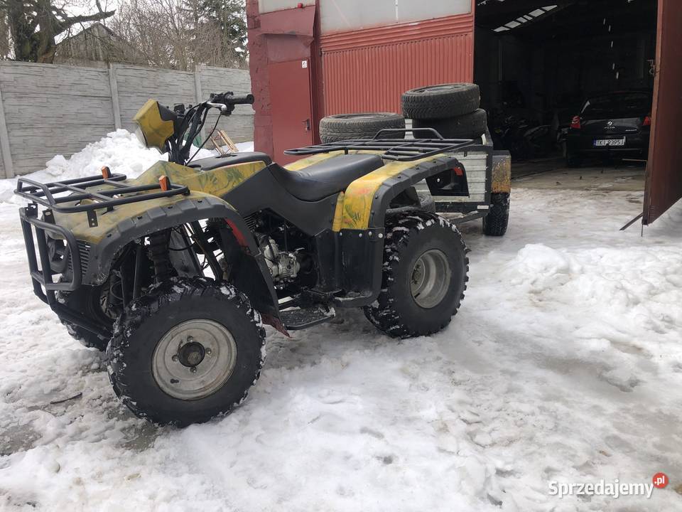 Quad 250 duży naped na wale hak Nowa Słupia