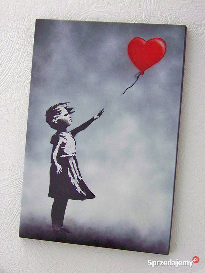 BANKSY Obraz ręcznie grawerowany na blasze Sandomierz