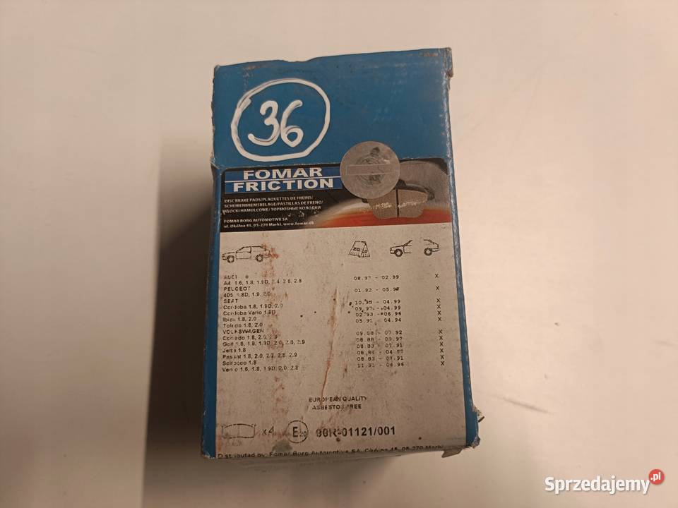 VW Passat B4 GOLF III Vento Jetta TYLNE KLOCKI osobowe Rudka