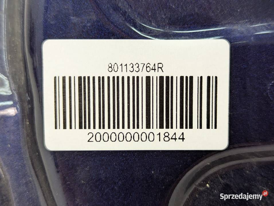 DRZWI LEWY PRZÓD RENAULT ARKANA 801133764R